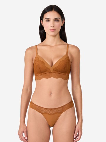 Triangolo Reggiseno 'Envergure' di ETAM in marrone