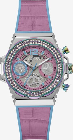 Montre à affichage analogique 'FUSION' GUESS en rose : devant