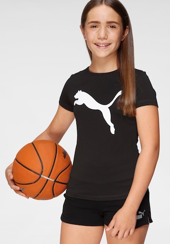 PUMA - Camiseta 'Active' en negro: frente