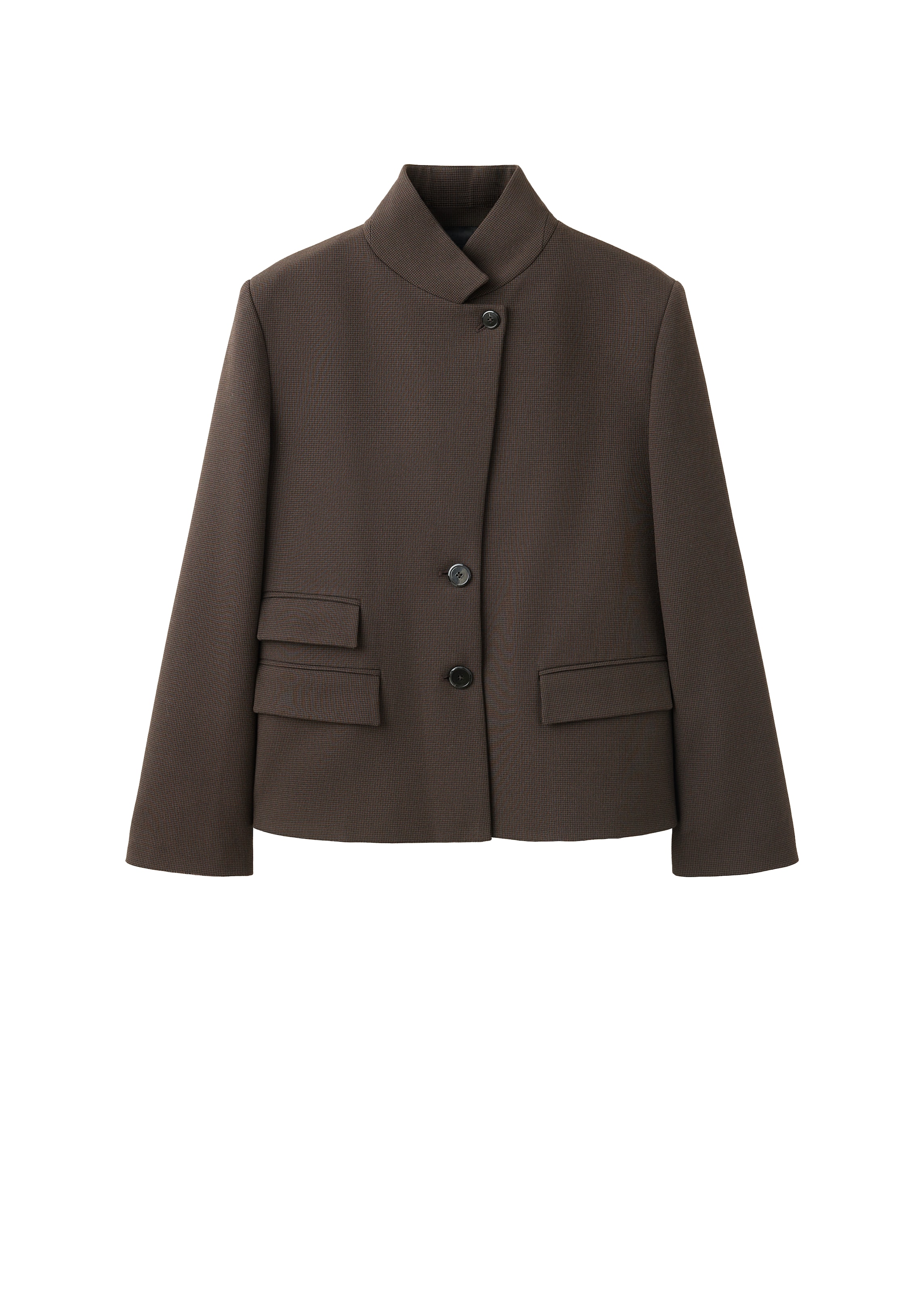 MANGO - Blazer 'LEO' en marrón: frente