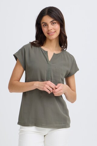 Fransa Shirt in Green: front