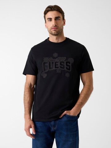 GUESS Shirt in Black: front