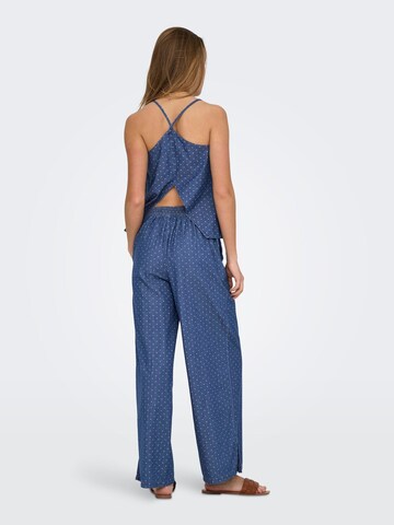Wide Leg Pantalon 'ONLNova' ONLY en bleu