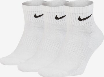 Calzino sportivo 'EVERYDAY CUSH' di NIKE in bianco