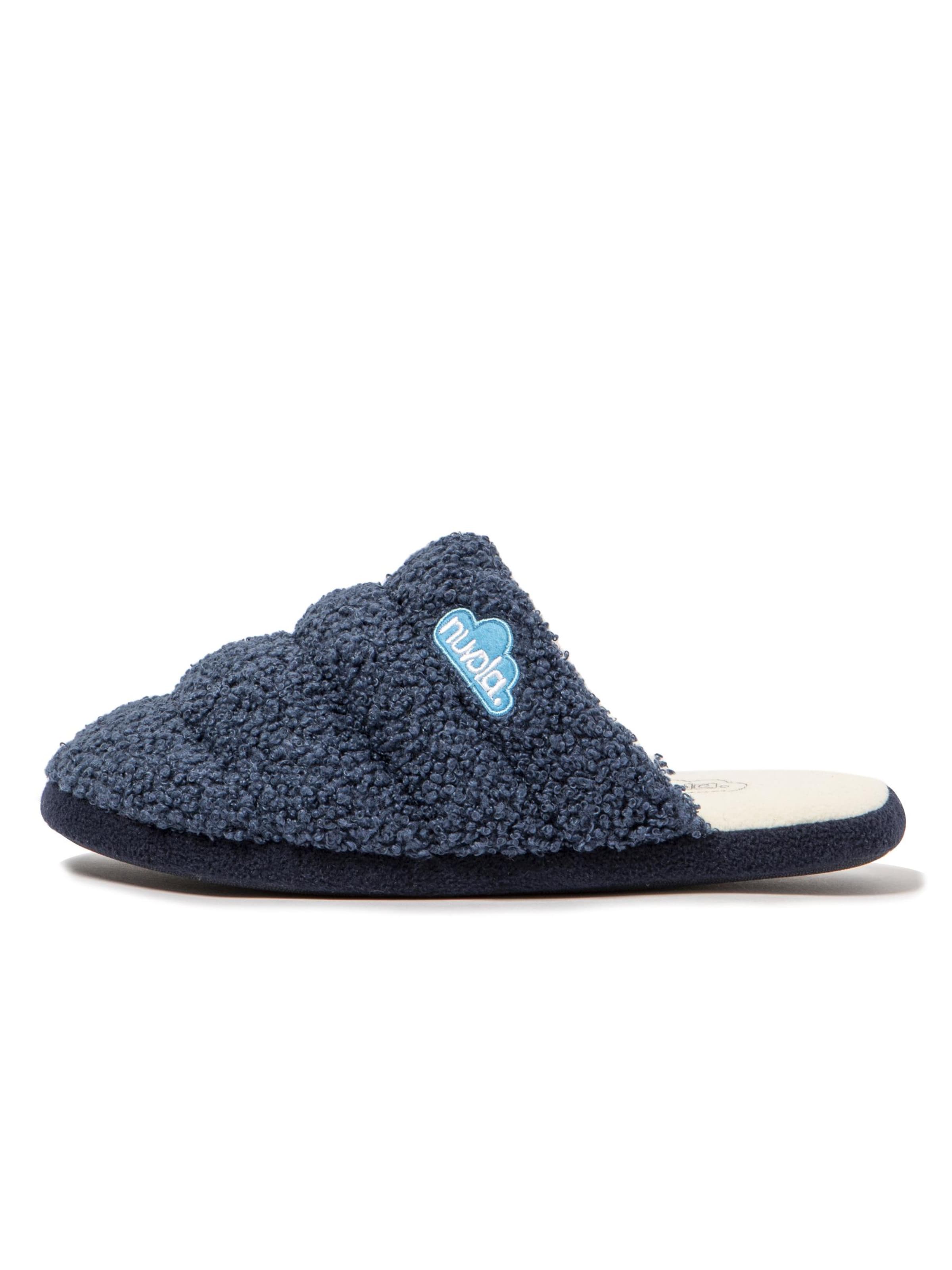 Nuvola. - Zapatillas de casa 'Zueco Sheep' en azul: frente