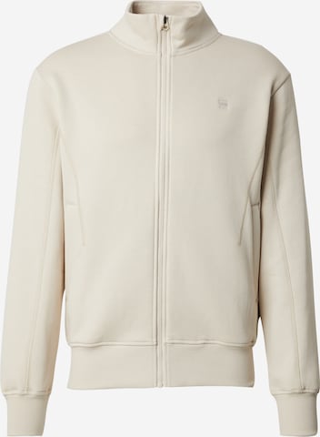 Giacca di felpa di G-STAR in beige: frontale