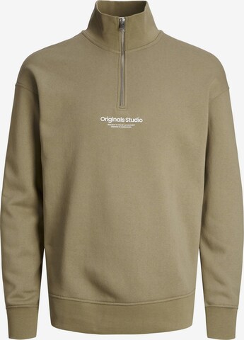 JACK & JONES Sweatshirt in Groen: voorkant