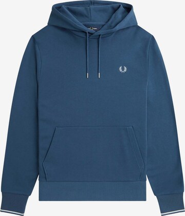 Sweat-shirt Fred Perry en bleu : devant