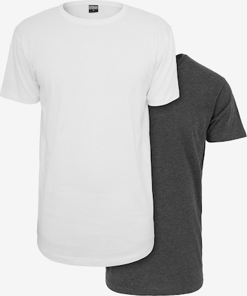 T-Shirt Urban Classics en gris : devant