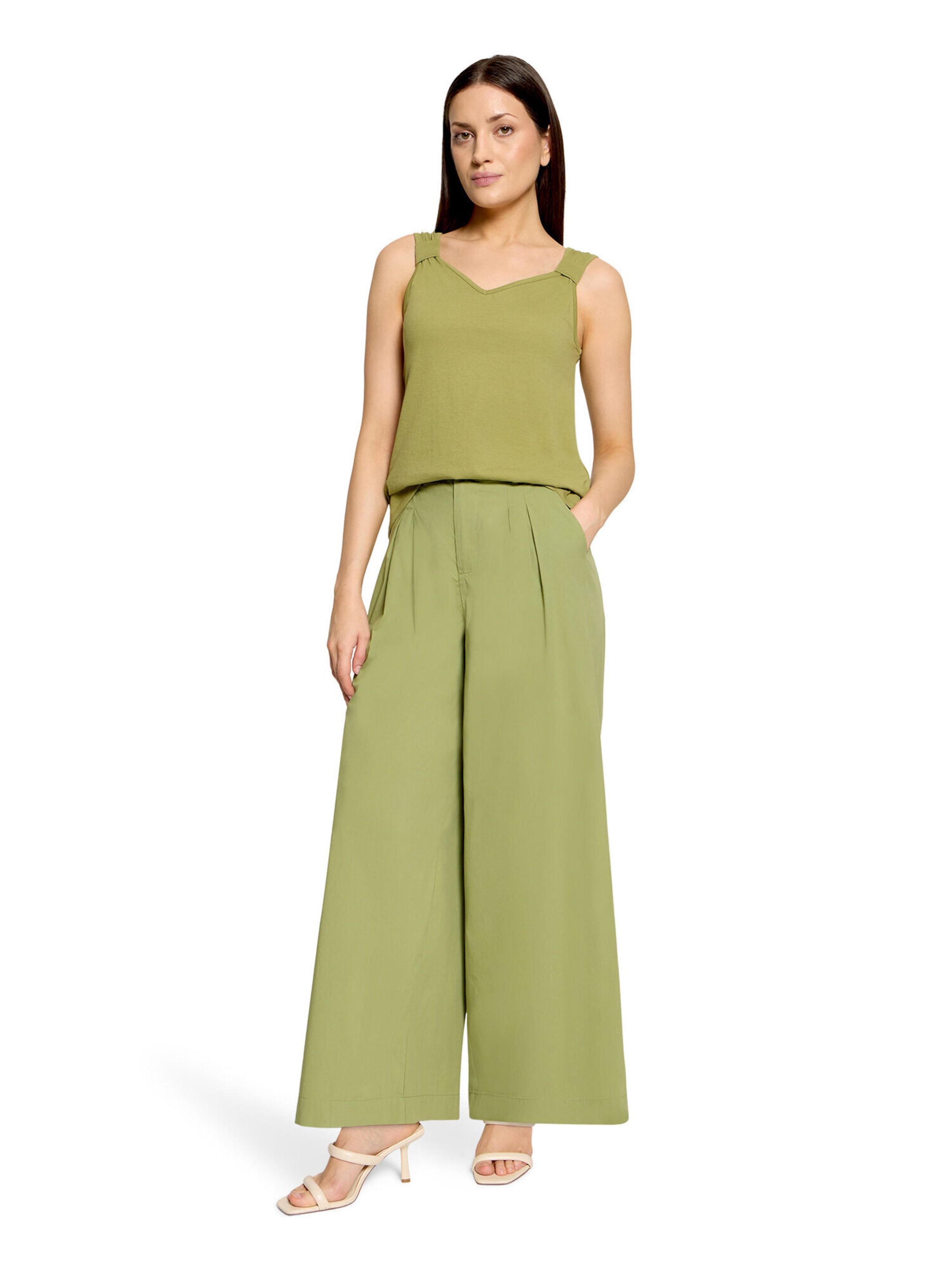 Top di Cartoon in verde