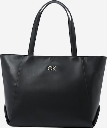 Calvin Klein Шоппер в Черный: спереди