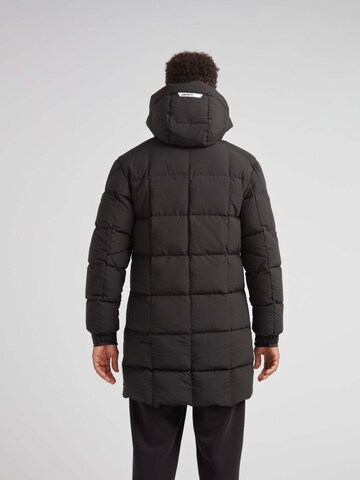 Manteau d’hiver 'EZ Boxed Matt' JACK1T en noir