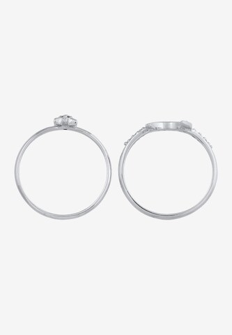 ELLI Ring 'Astro Halbmond Sterne' i silver