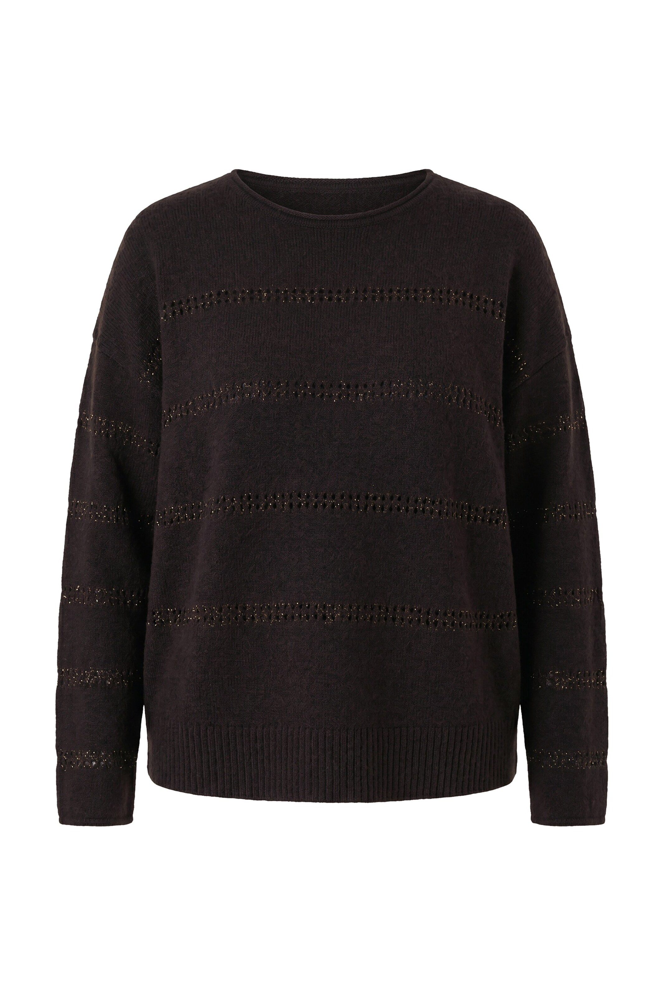Ulla Popken Sweater in Brown: front