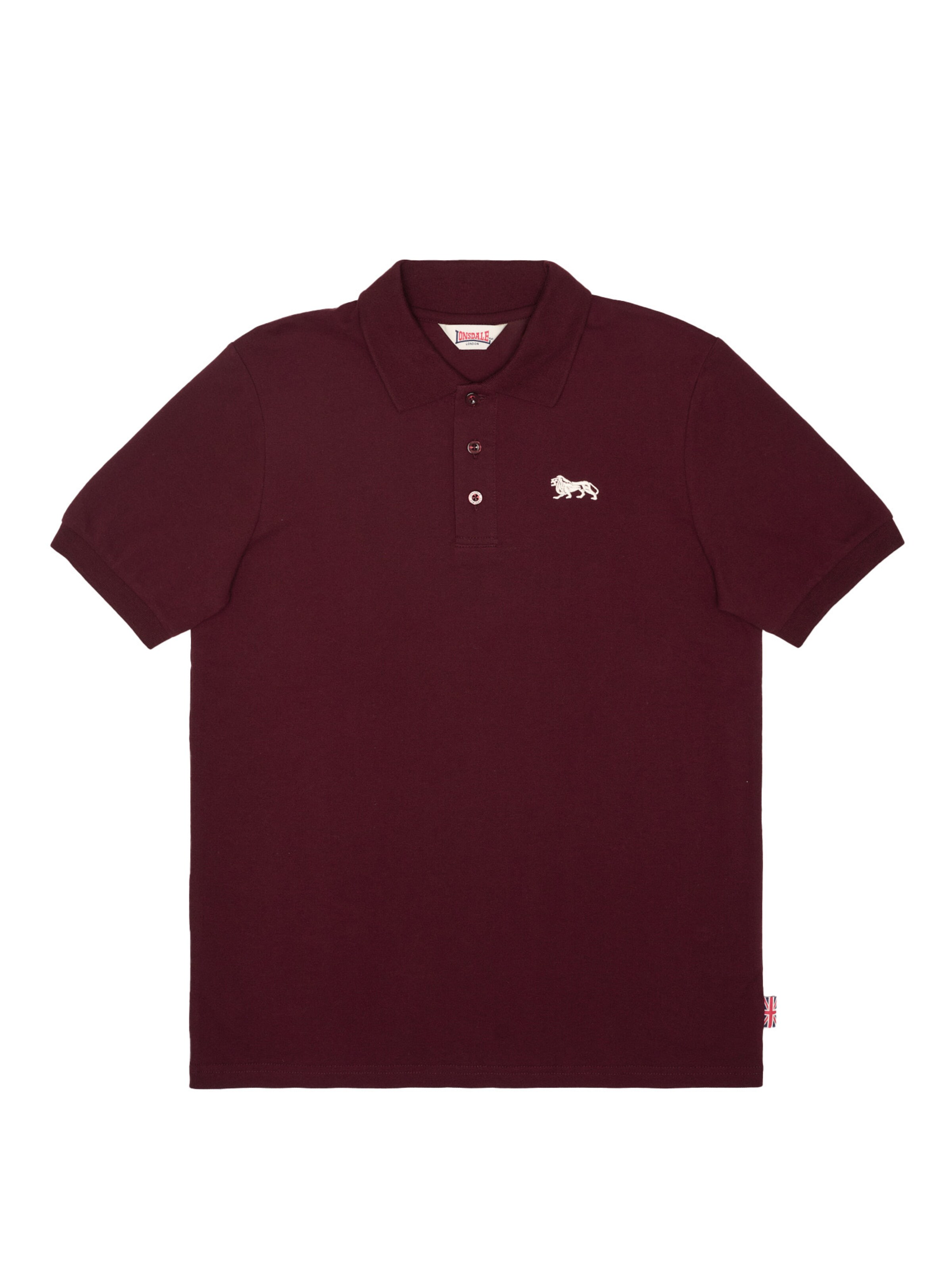 LONSDALE Футболка 'WHALTON' в Красный: спереди