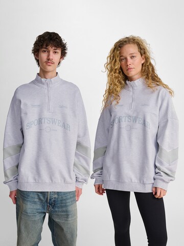 Hummel Sweatshirt in Grijs: voorkant