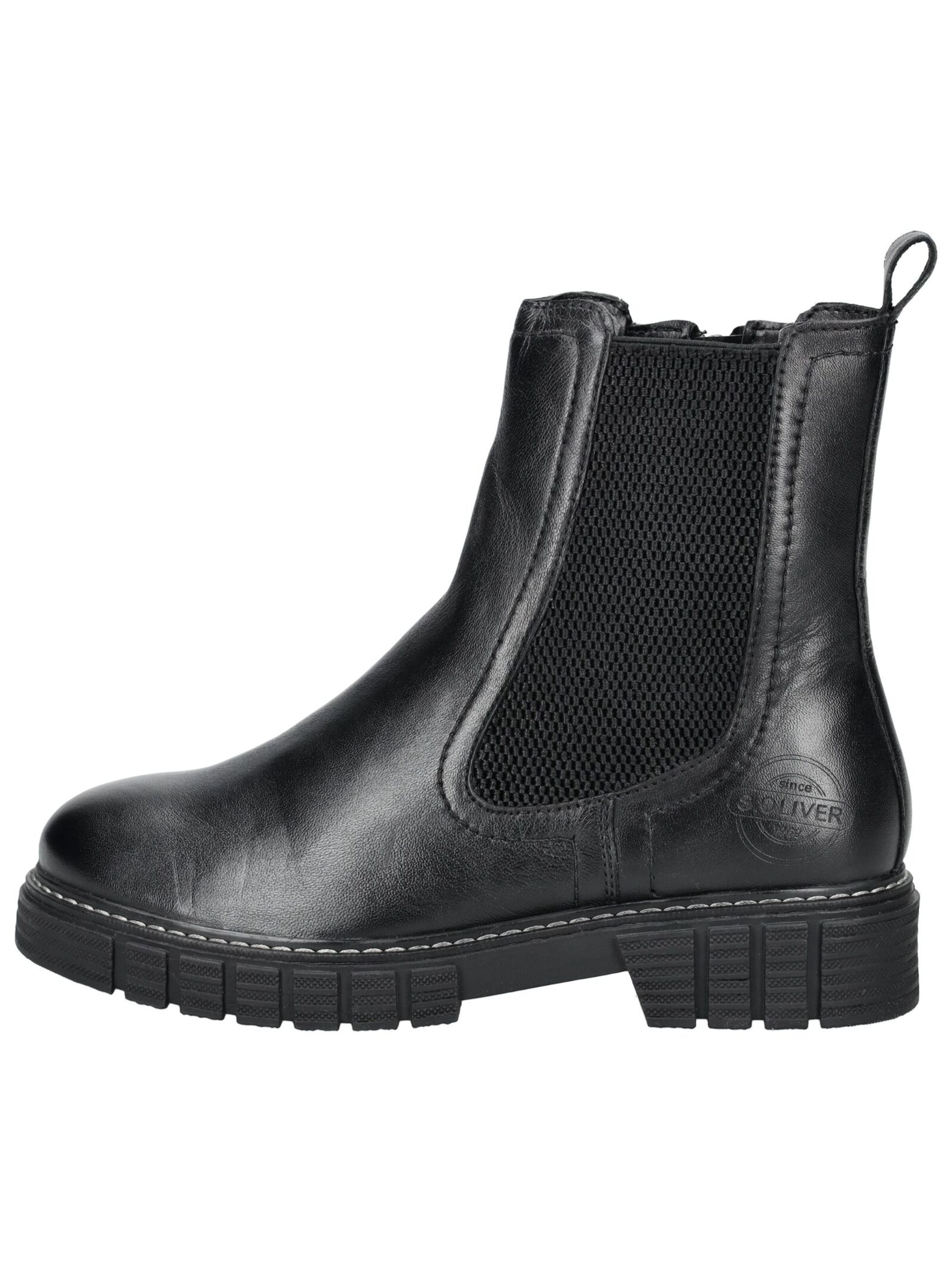 s.Oliver Stiefelette in Schwarz