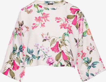 made of emotion Top 'Krótka bluza z nadrukiem' – mix barev: přední strana