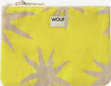 Trousses de toilette Wouf en jaune : devant