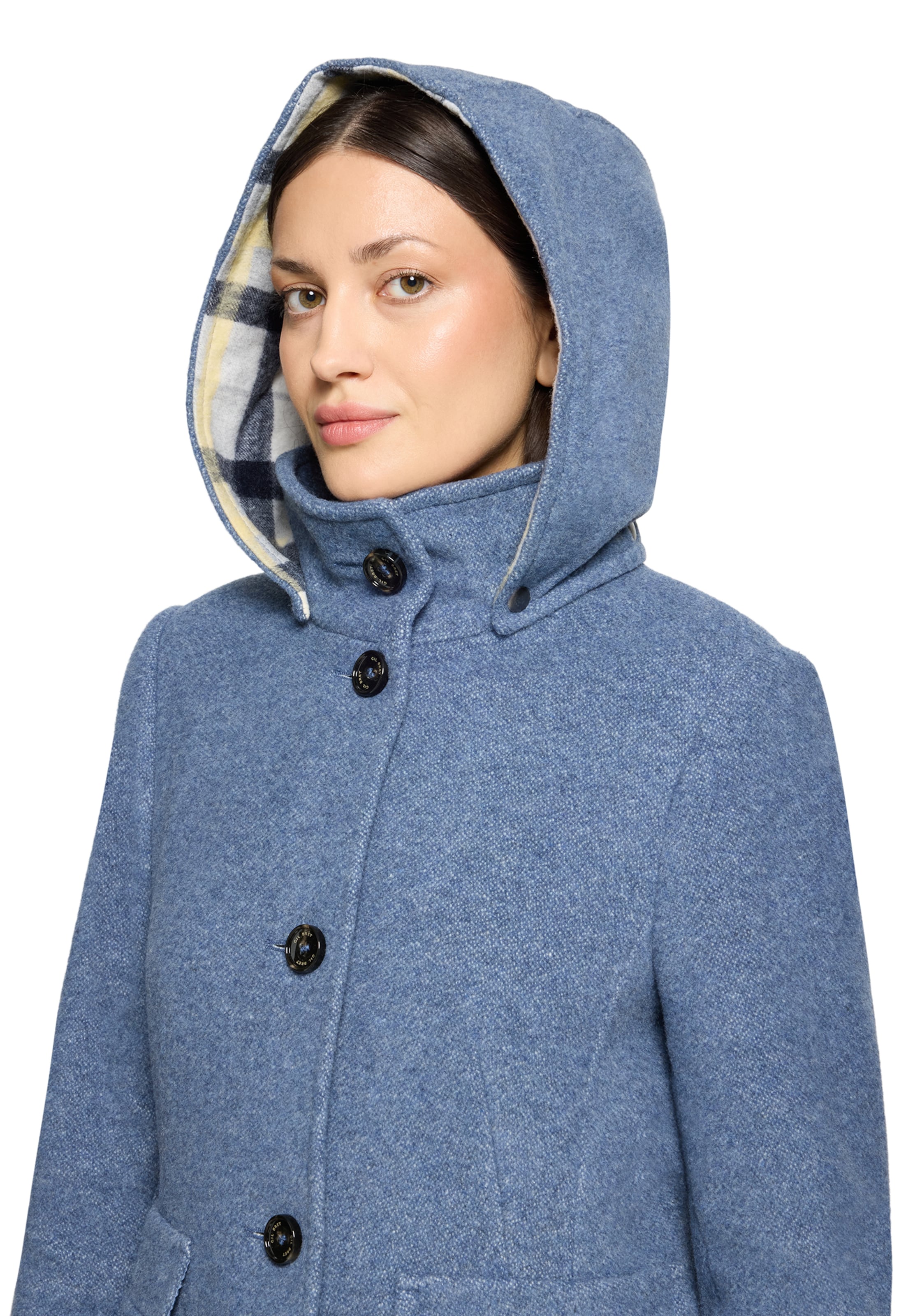GIL BRET Between-Seasons Coat in Blue