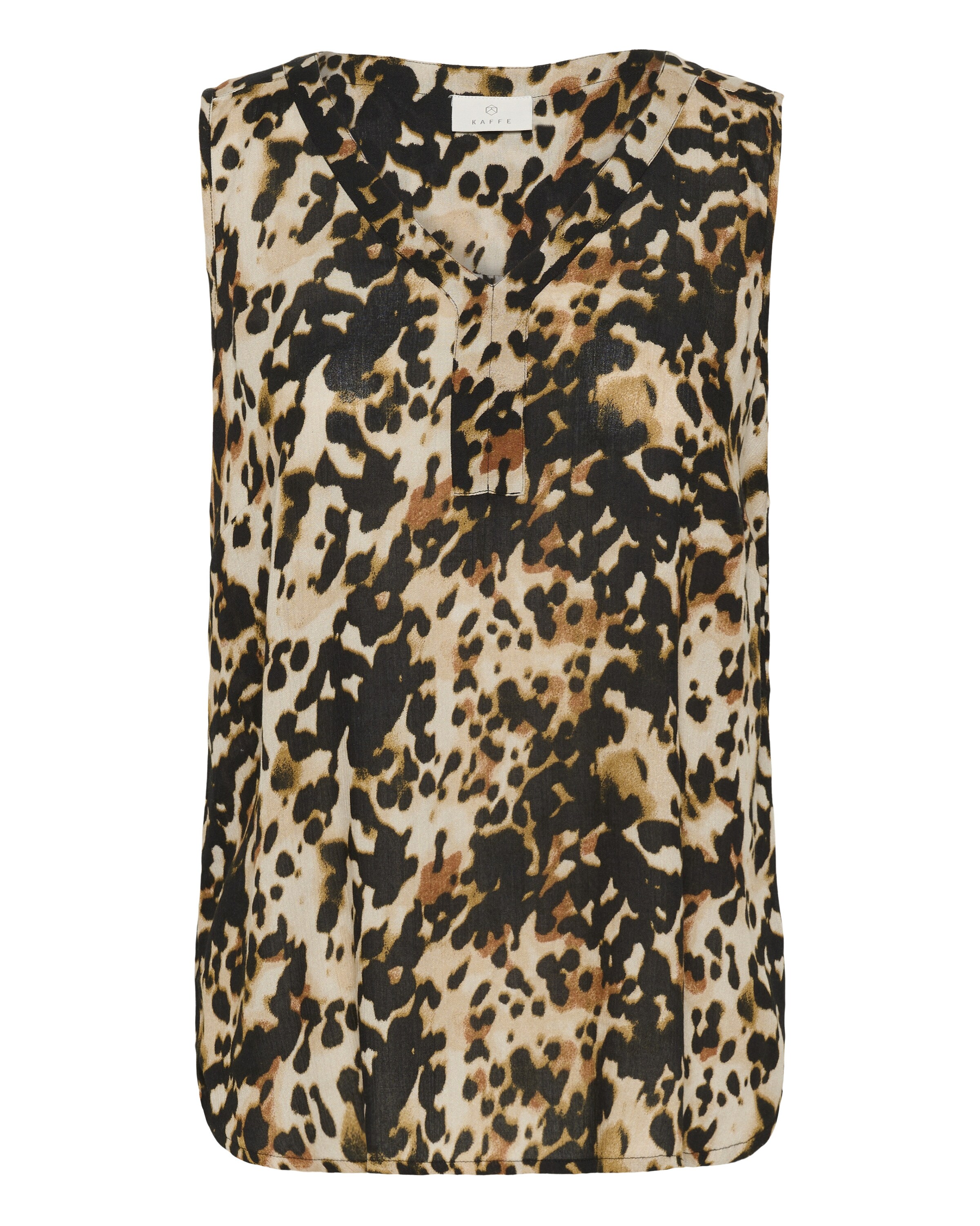 Kaffe - Blusa 'KAAmber' em bege: frente