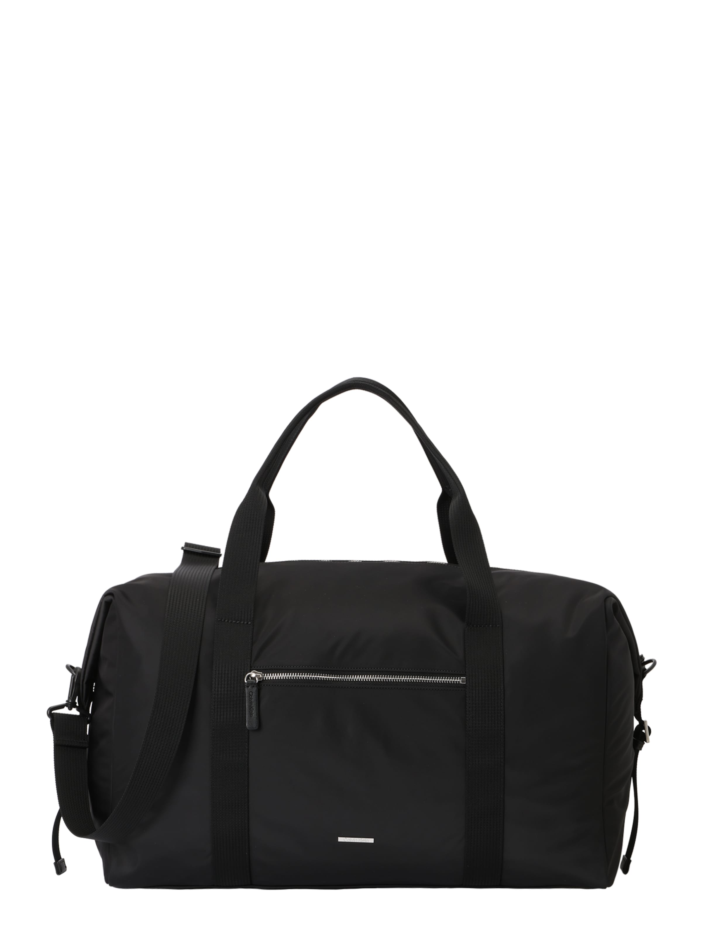 Calvin Klein Дорожная сумка в Черный: спереди