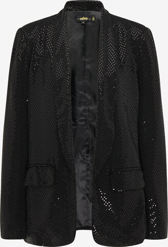 usha BLACK LABEL Blazer in Black: front