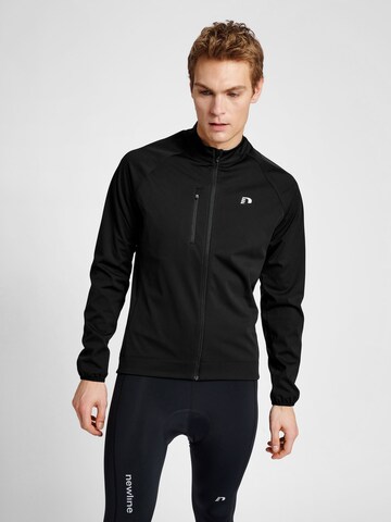 Veste de sport Newline en noir : devant