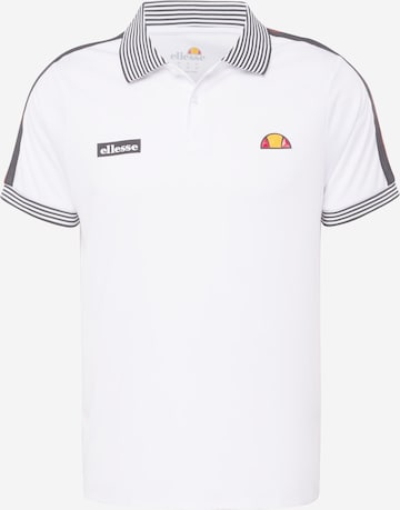 ELLESSE - Camiseta funcional 'Level' en blanco: frente