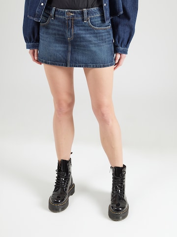 HOLLISTER Юбка в Синий: спереди