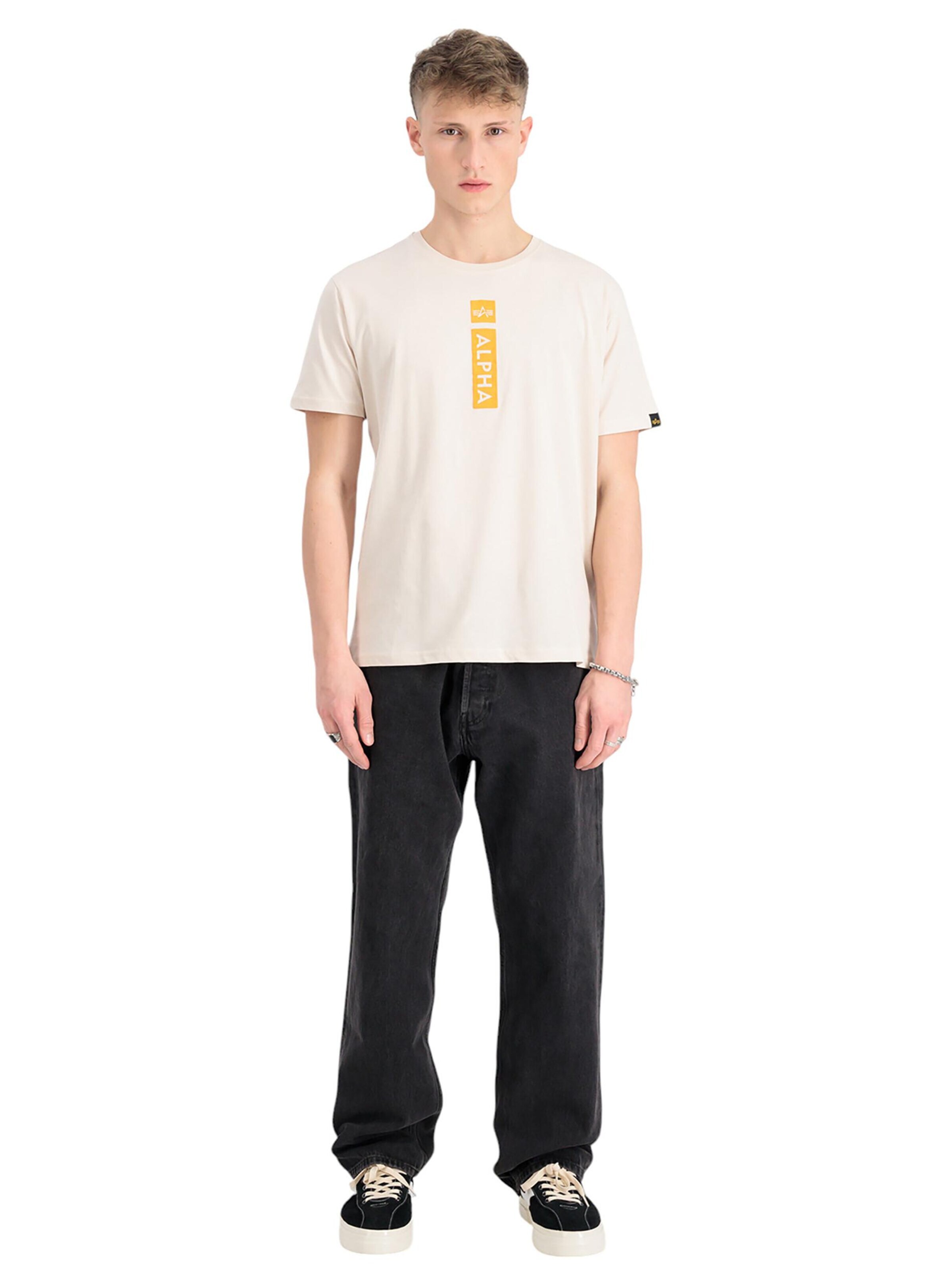 T-Shirt ALPHA INDUSTRIES en blanc