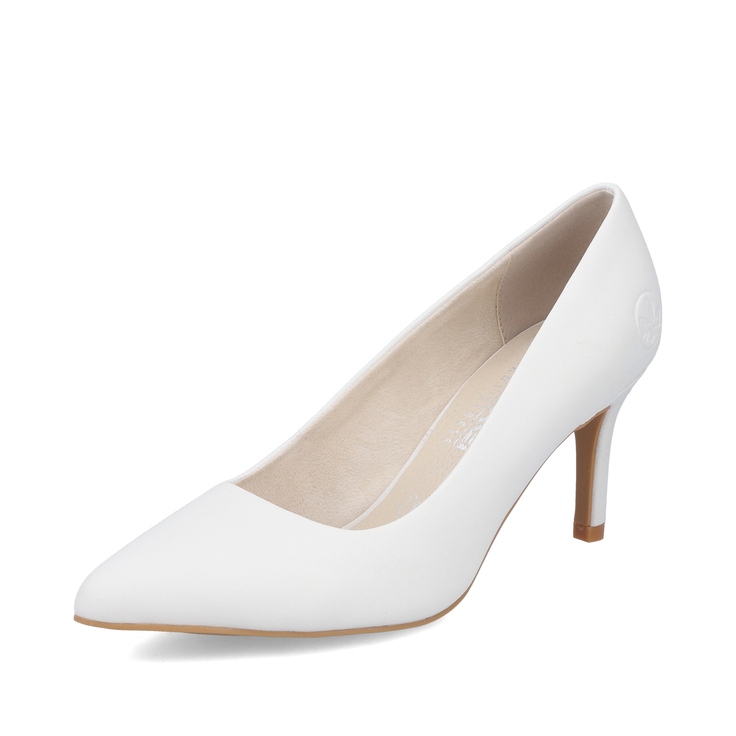 Escarpins Rieker en blanc : devant