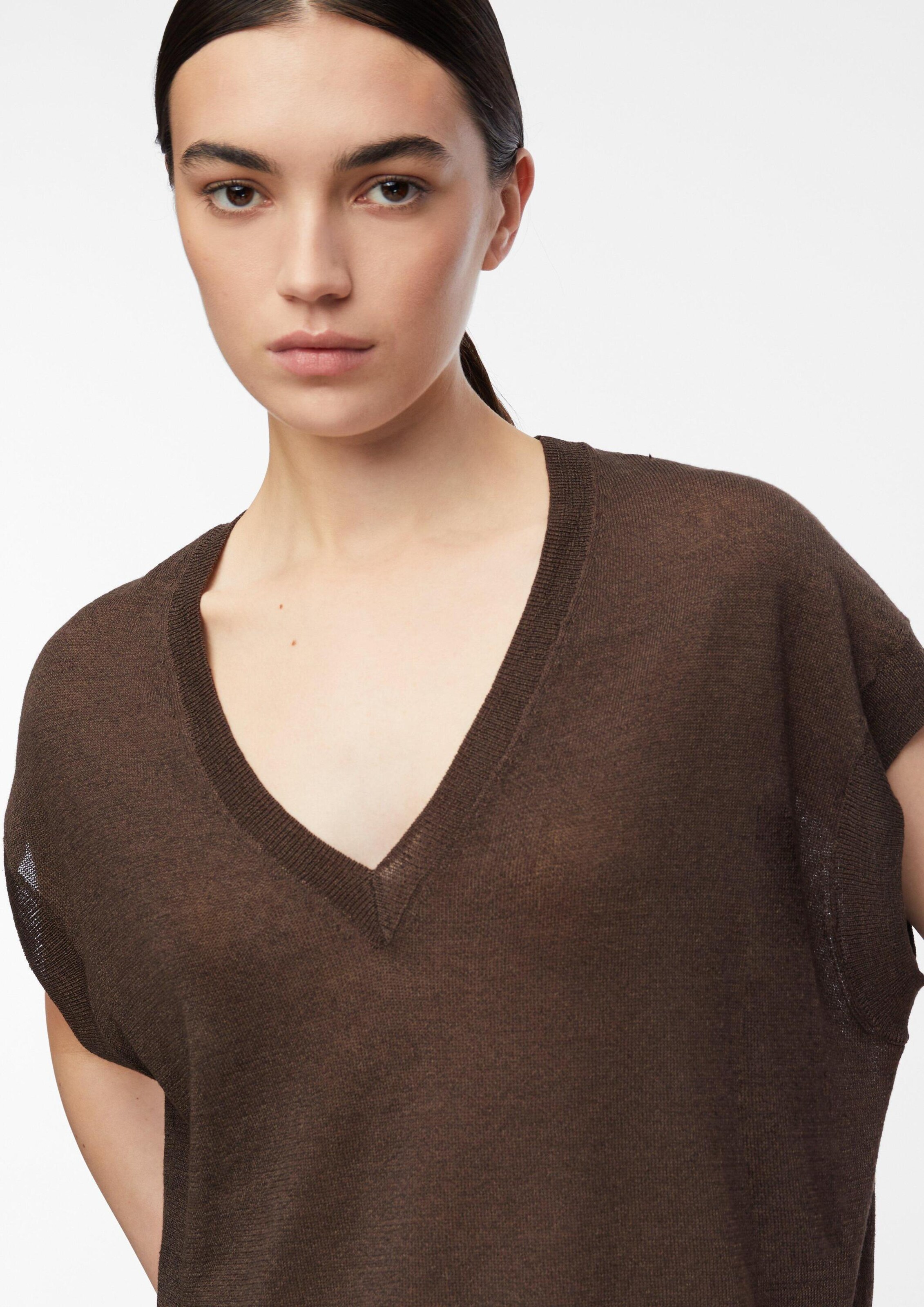 Pull-over COMMA en marron