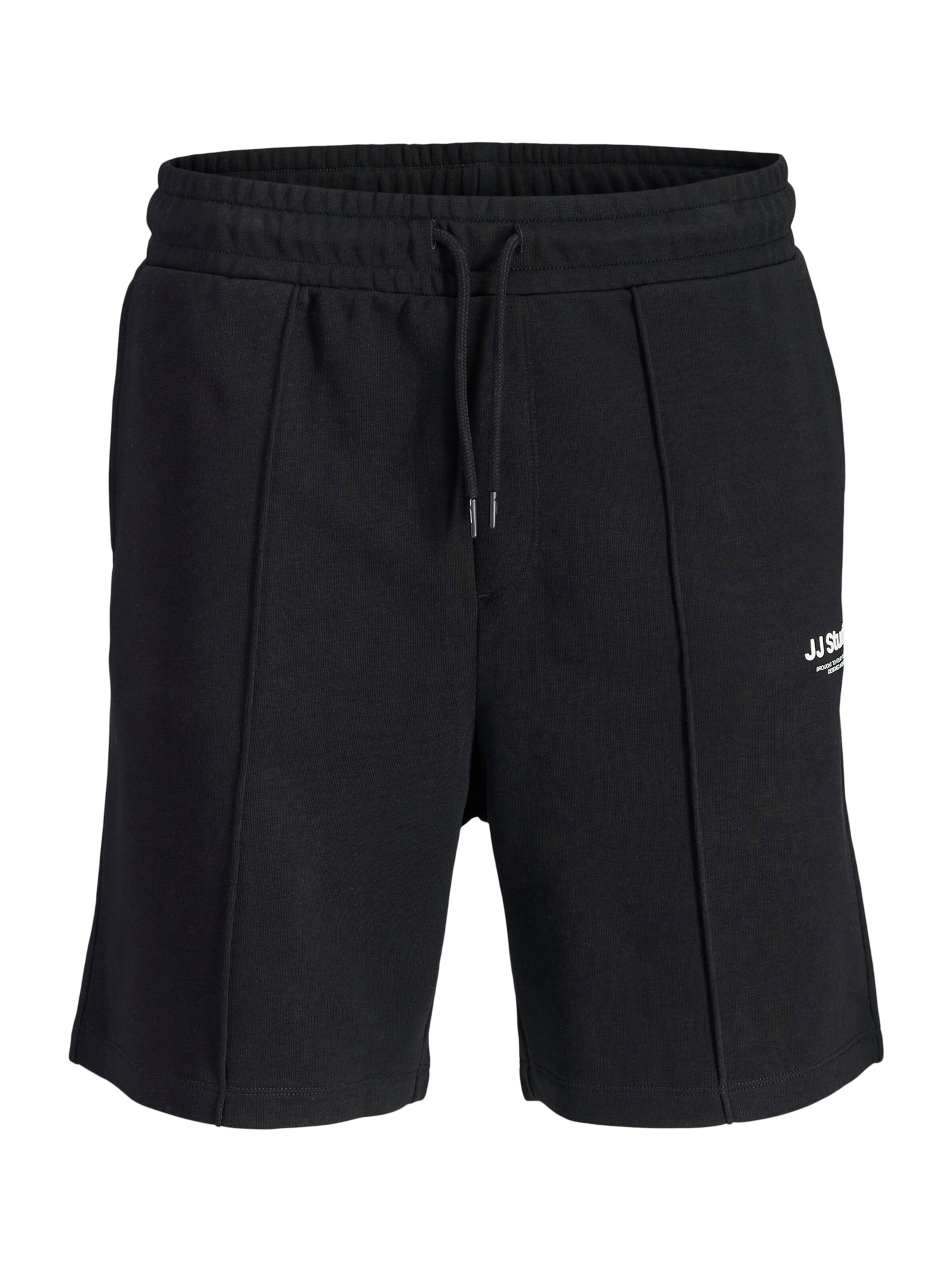 melns Jack & Jones Plus Standarta Bikses 'JPSTKane': no priekšpuses