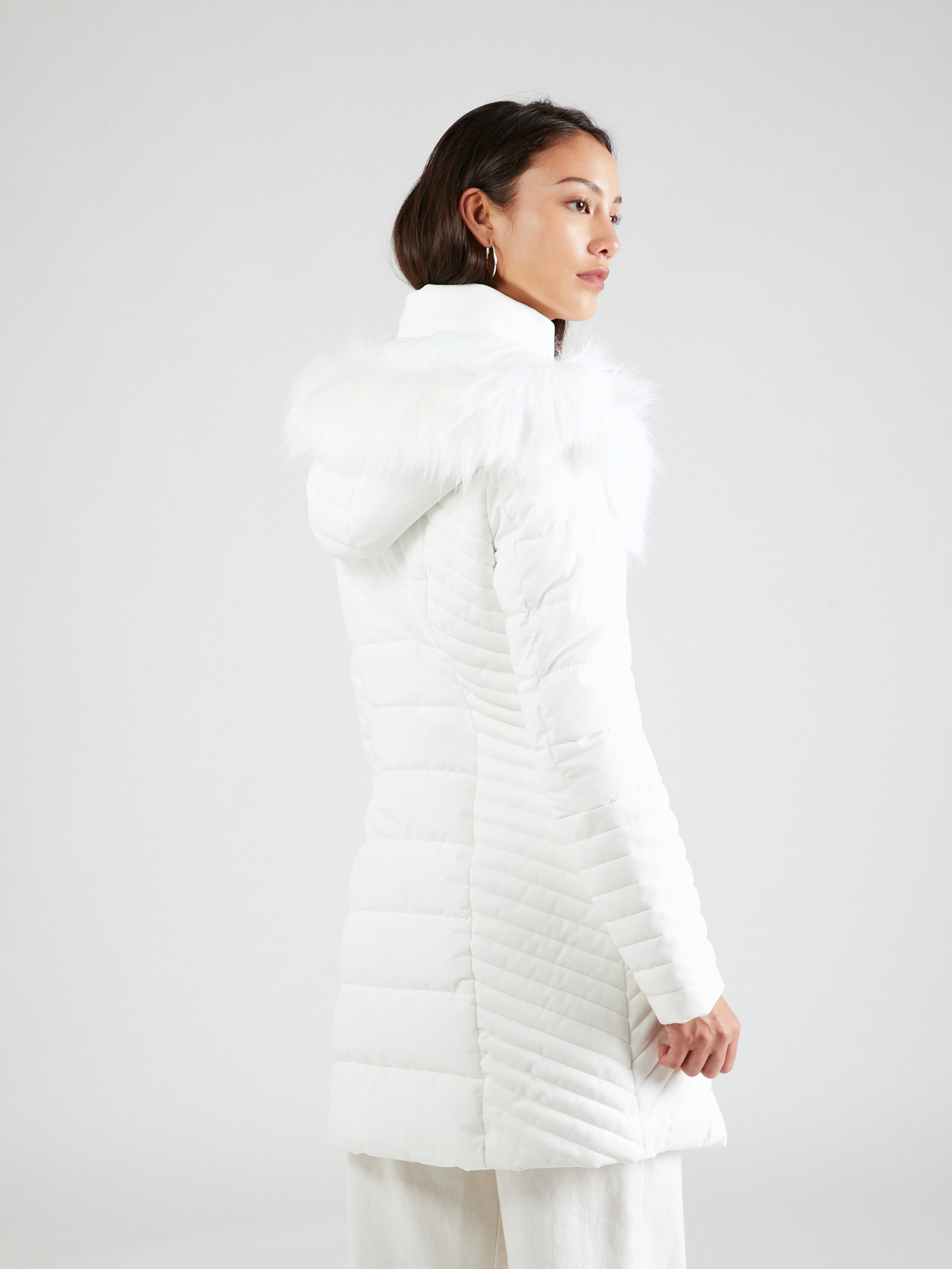 Guess white winter coat outlet