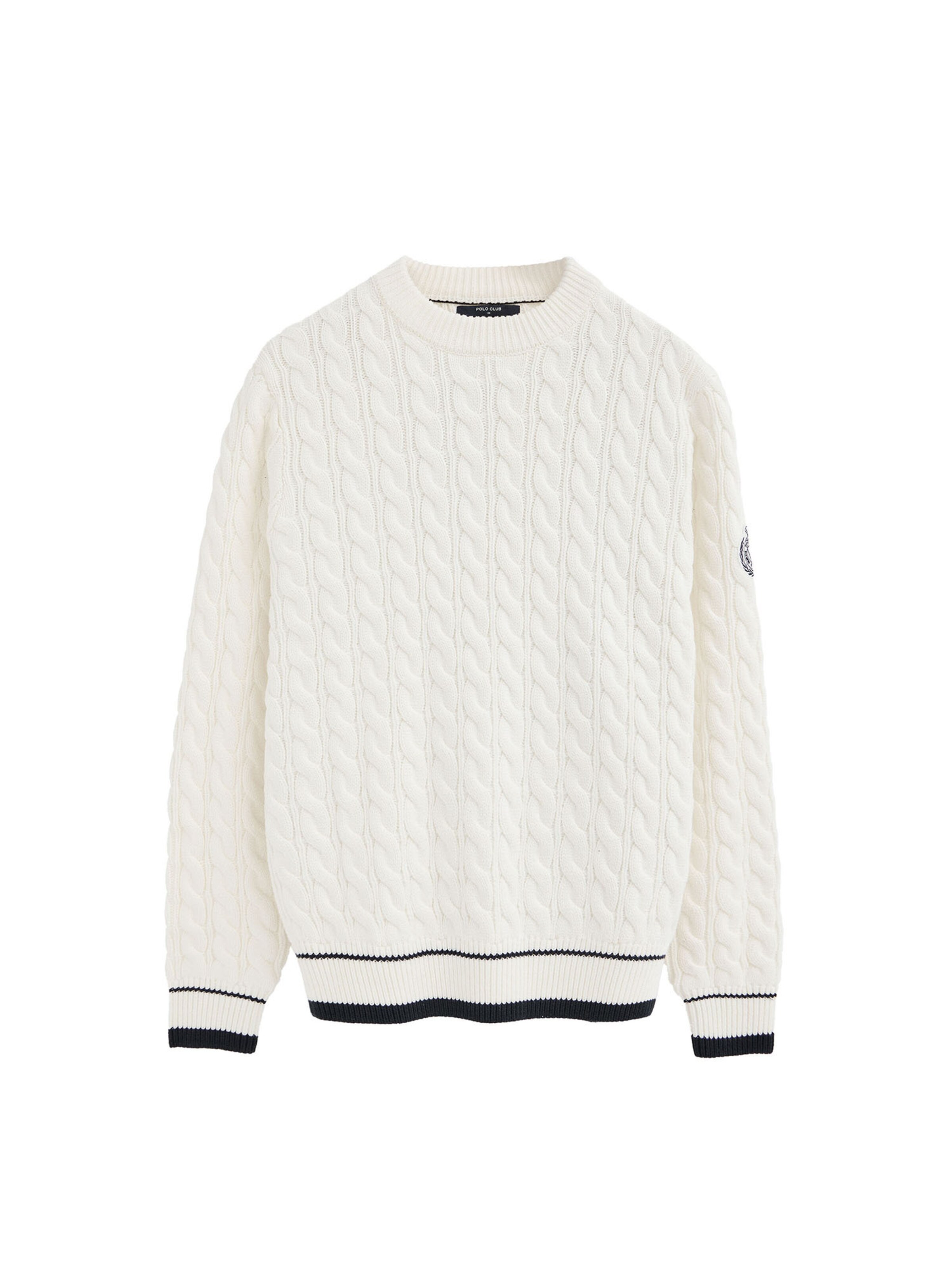Polo Club Pullover in Braun: Vorderseite
