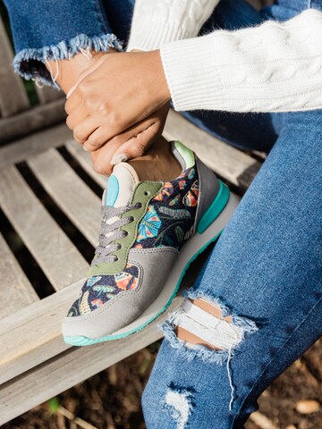 inkkas Sneaker low 'Flutterby - Vegan Premium Sneaker | Nachhaltig & Handgefertigt' in Mischfarben