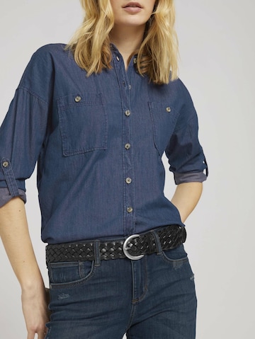 TOM TAILOR Belt 'Lisa' in Black