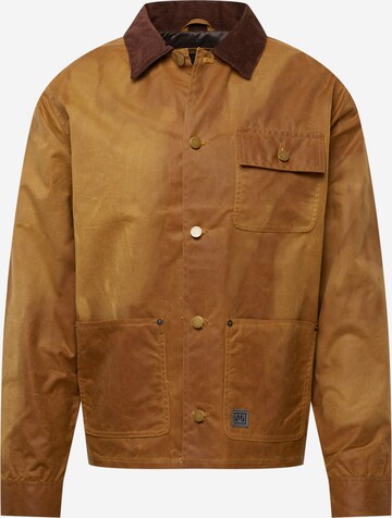 Brixtol Textiles Between-Season Jacket 'Will Wax' in Beige: front