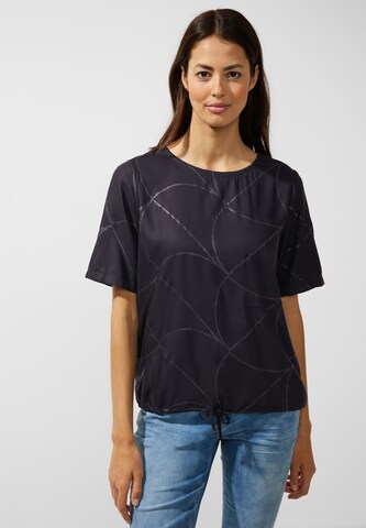 STREET ONE Blouse in Black: front