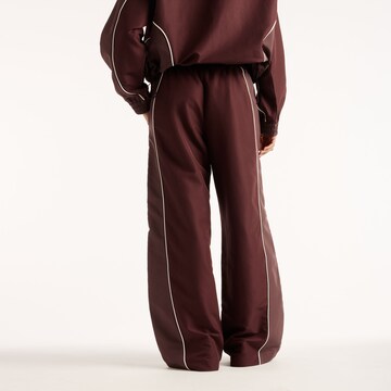 new balance Wide leg Trousers 'Trackside Woven Pant' in Red