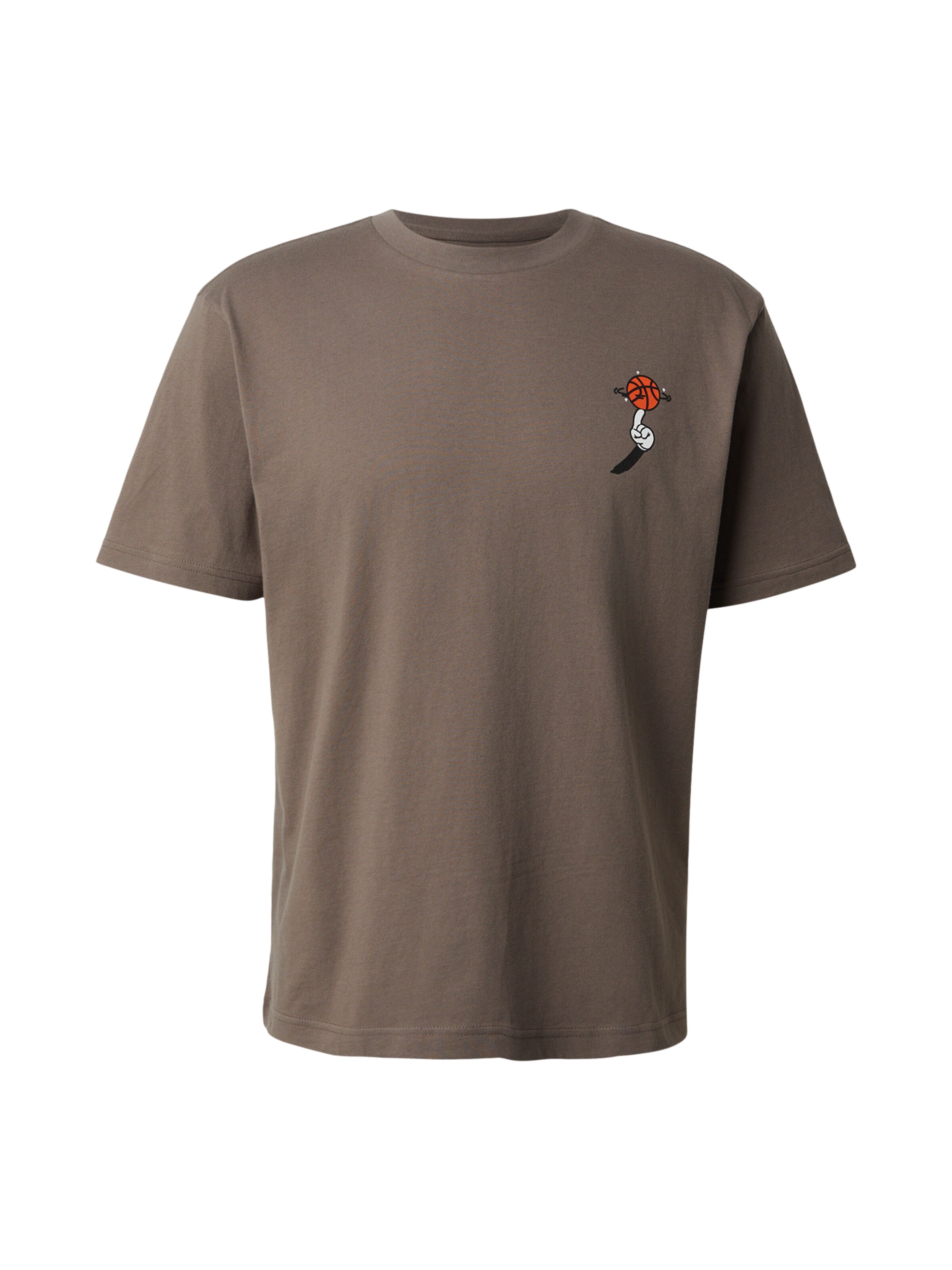GAP Camiseta 'MICKEY BBALL' en chocolate / naranja oscuro / negro / blanco, Vista del producto