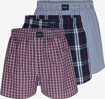 Almonu Boxershorts 'Web' in Rot: Vorderseite