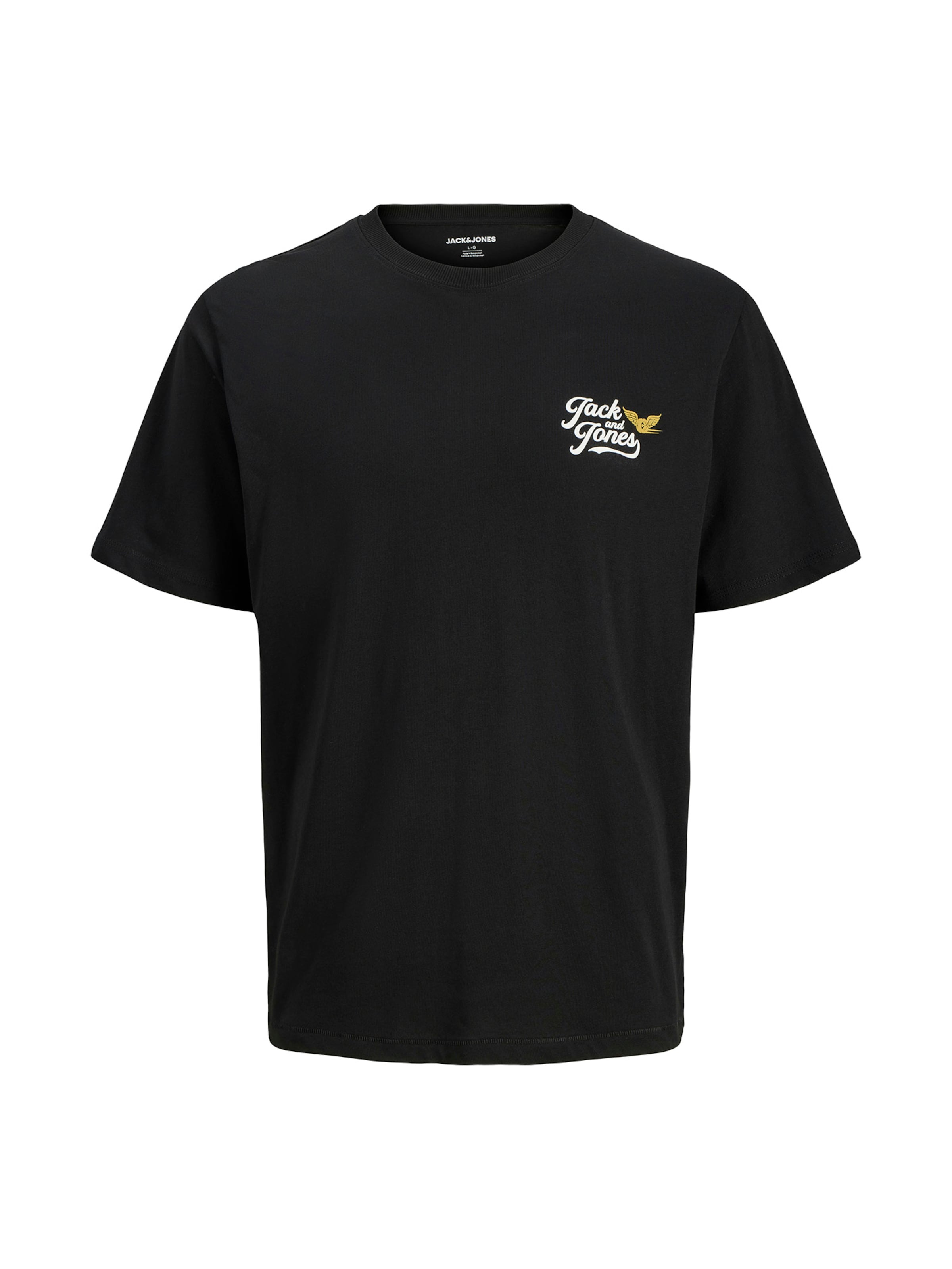 JACK & JONES Shirt 'JJLEGEND' in Black: front