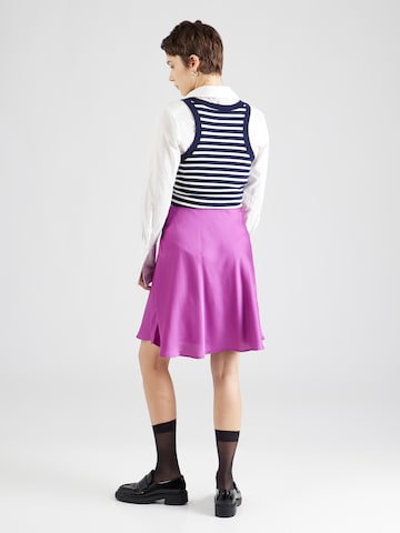 VILA Skirt 'ELLETTE' in Purple