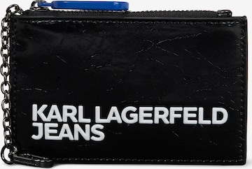 KARL LAGERFELD JEANS Wallet in Black: front