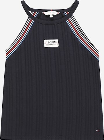 Top de la TOMMY HILFIGER pe albastru: față