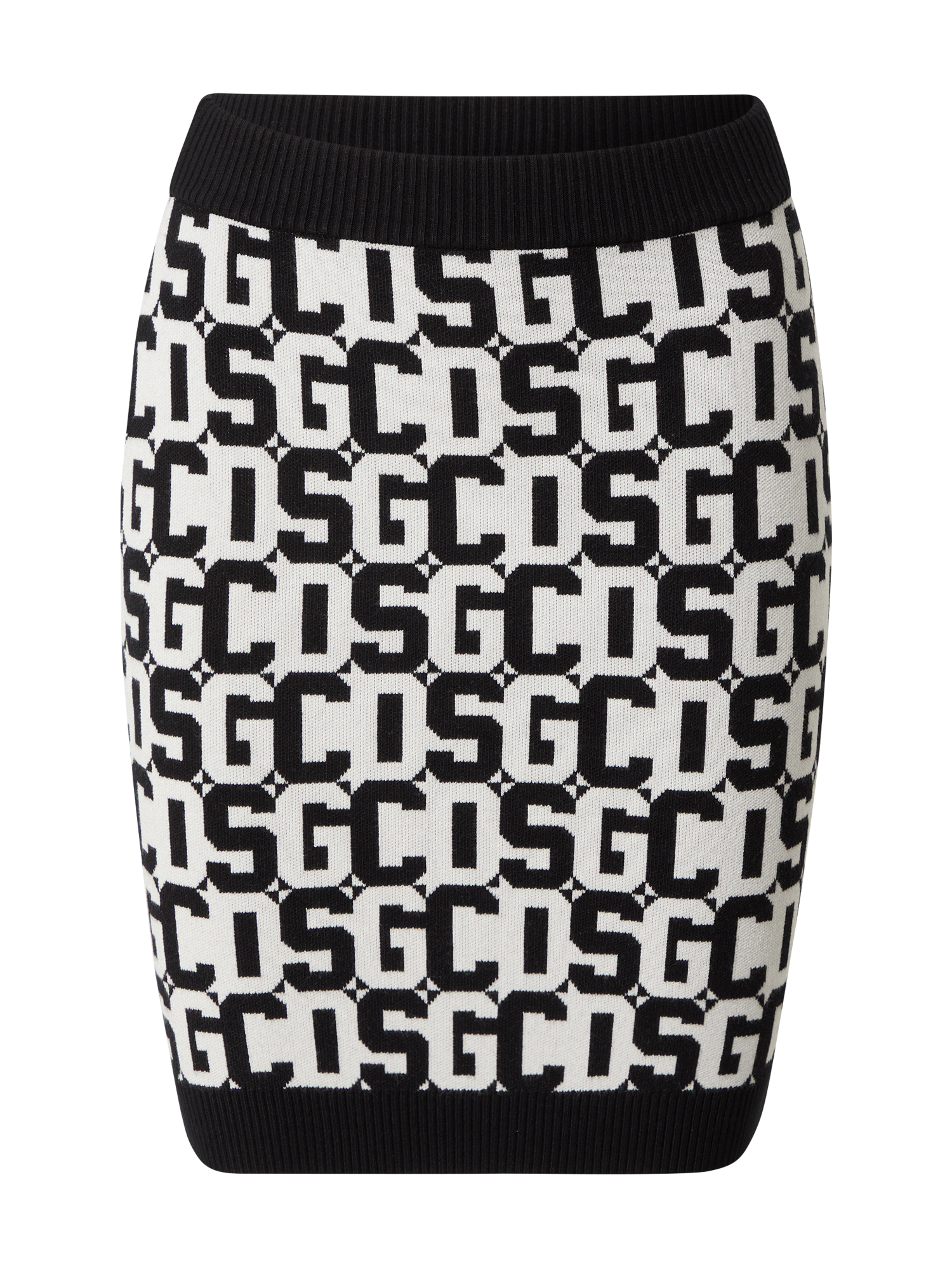Abbigliamento b8gq0 GCDS Gonna in Nero, Bianco Abbigliamento b8gq0 GCDS Gonna in Nero, Bianco