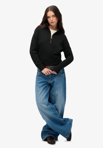 Superdry Pullover in Schwarz