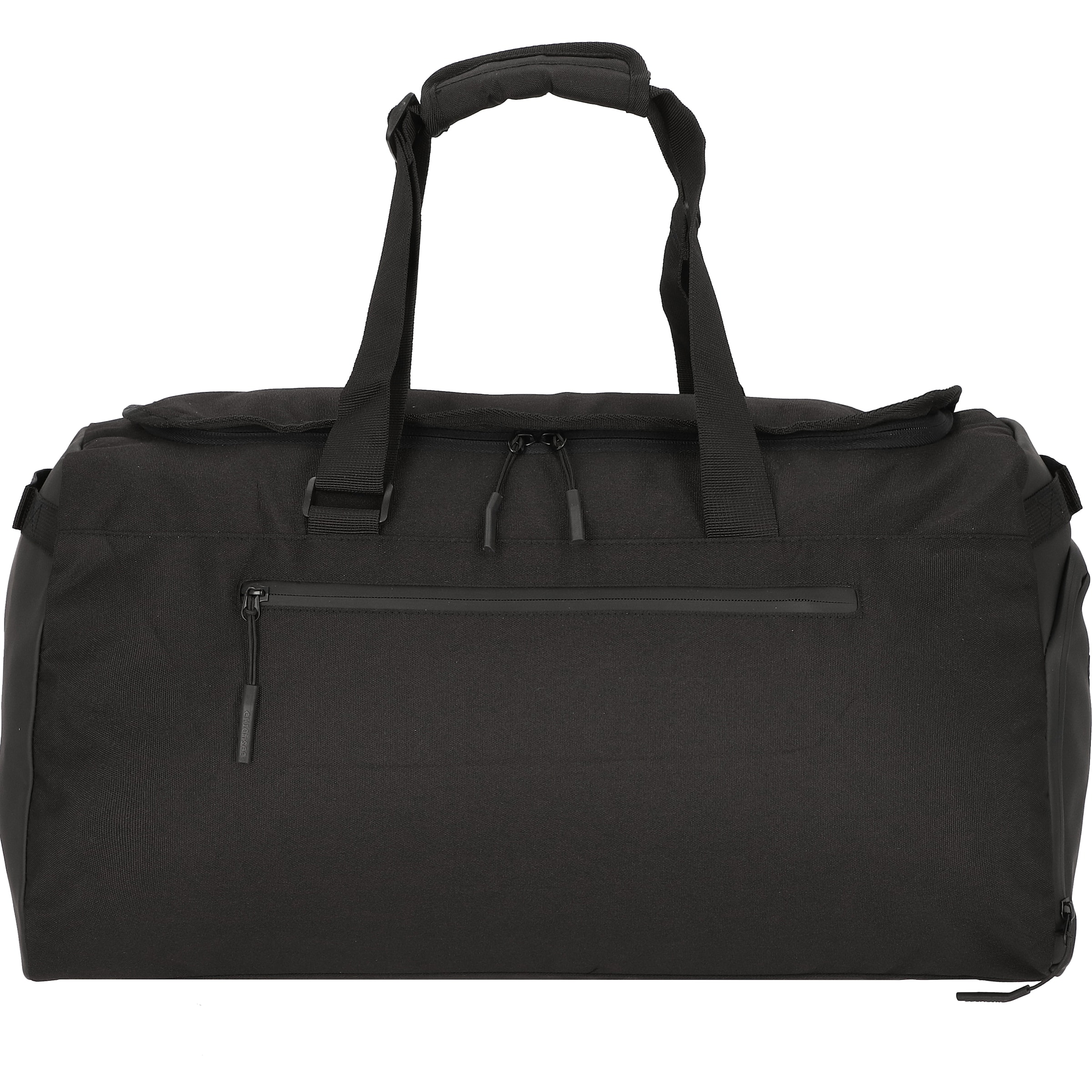 Borsa sportiva 'Track n Day' di CHIEMSEE in nero: frontale